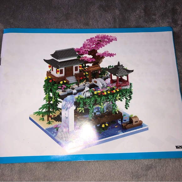 NEW 3320PCSBlock Tree House/ pond Building Garden, Waterfall,Cherry Blossom - Picture 5 of 13